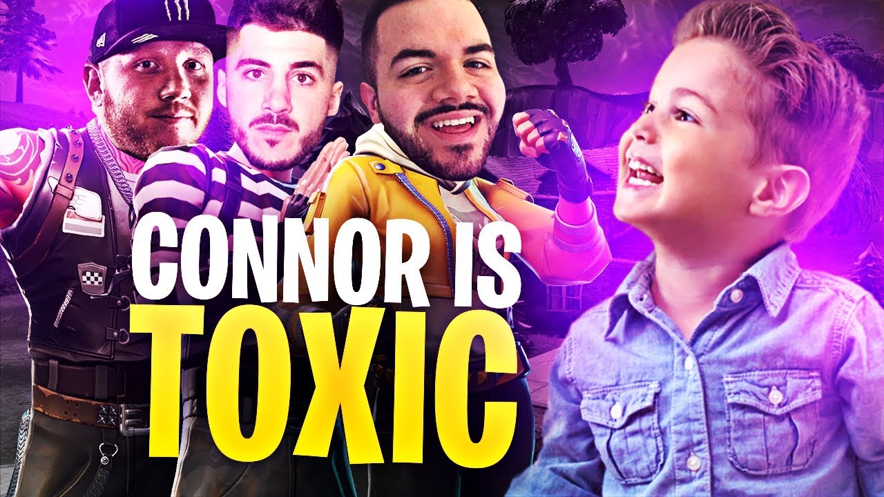 CONNOR IS TOXIC!! W/ NICKMERCS & COURAGE!! | Fortnite Battle Royale Highlights #206