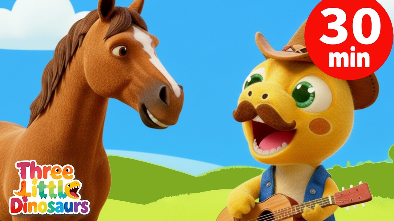 30-Minute Old MacDino, Itsy Bitsy Spider and Nature Songs | Nursery Rhymes | Dinosaurs | Kids Songs