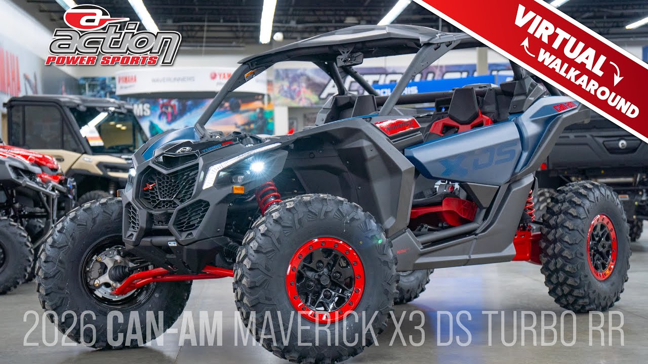 2026 Can-Am Maverick X3 DS Turbo RR 🔥 | Virtual Walkaround
