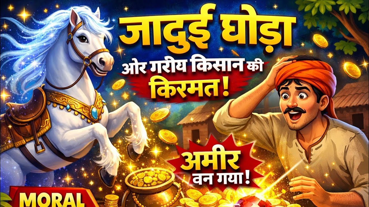 🐴 जादुई घोड़े की कहानी | गरीब लड़के की किस्मत बदली या बर्बाद? Emotional Kahani