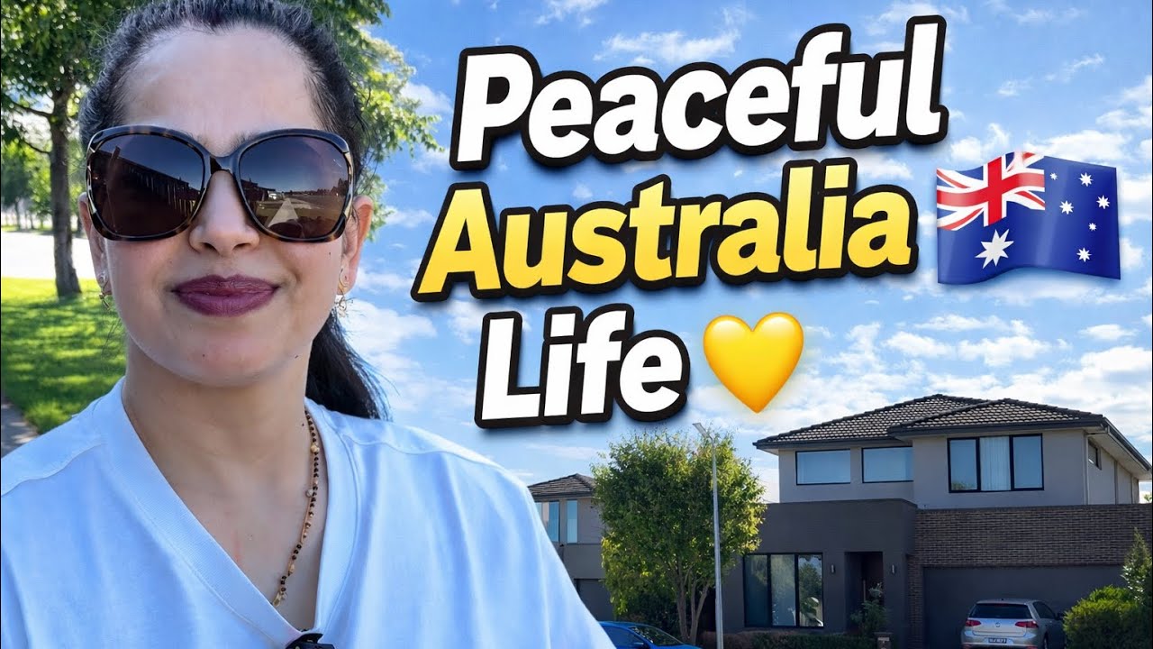 Indian Mom Life in Australia 🇦🇺 | Melbourne Neighbourhood & School Pickup Vlog