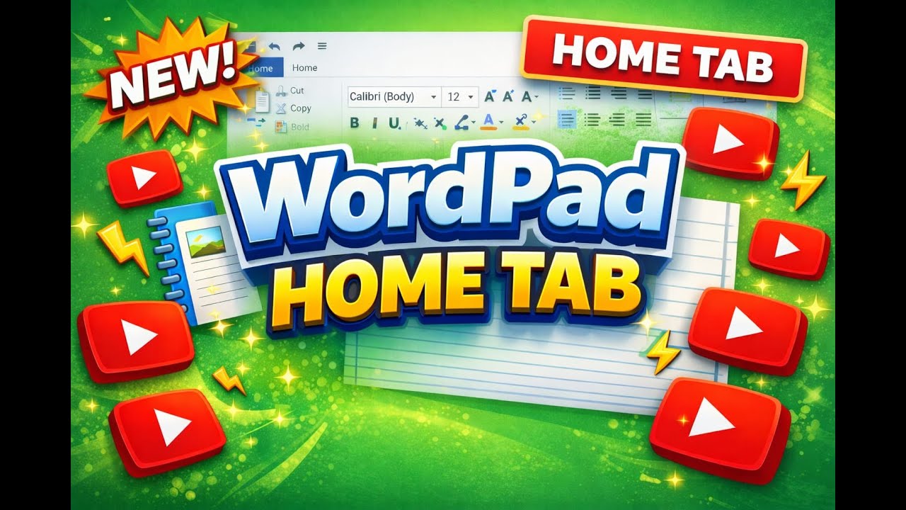 introduction on word pad and home tab #WordPad#WordEditor#TextEditor#DocumentEditing#WritingTools