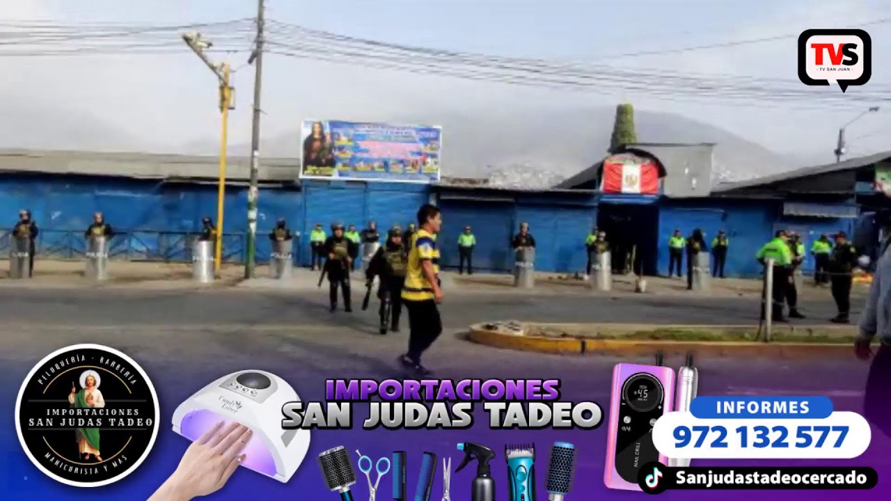 #Live: Торговцы уходят с 12-го рынка Канто-Гранде в #SJL