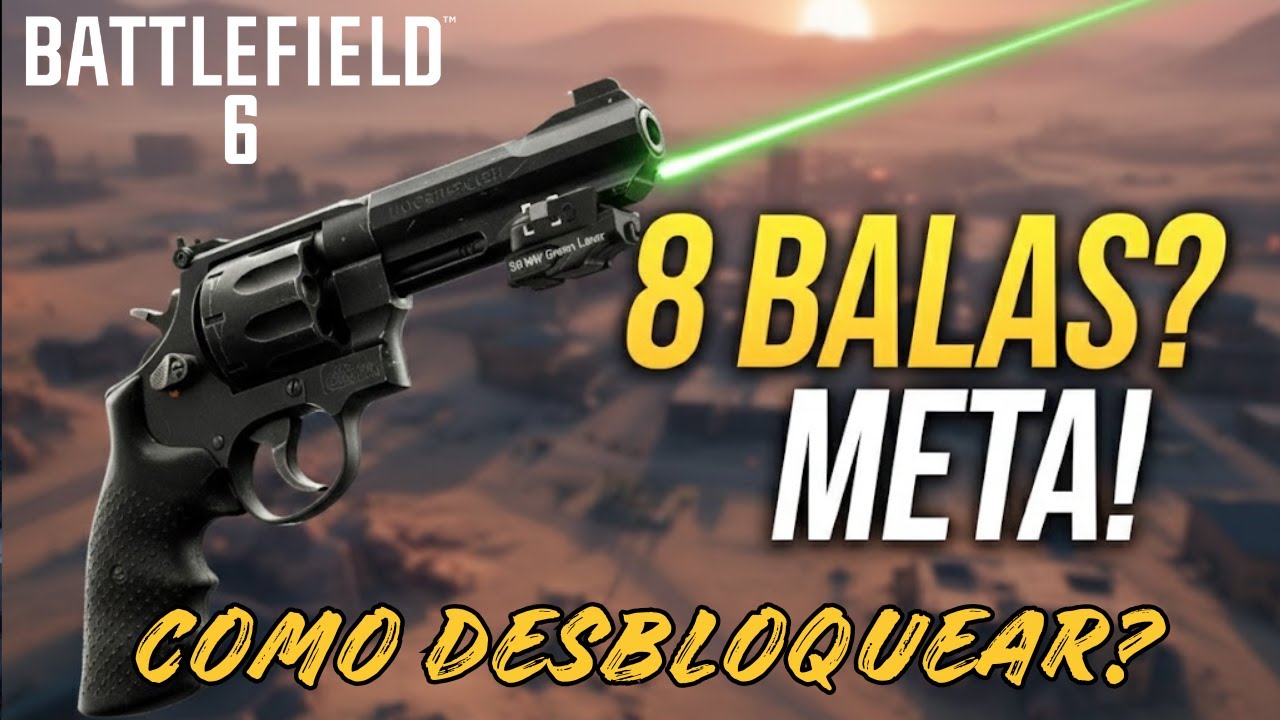 Adeus M44! O Novo Revólver M357  de 8 Tiros do BF6 mudou o META!
