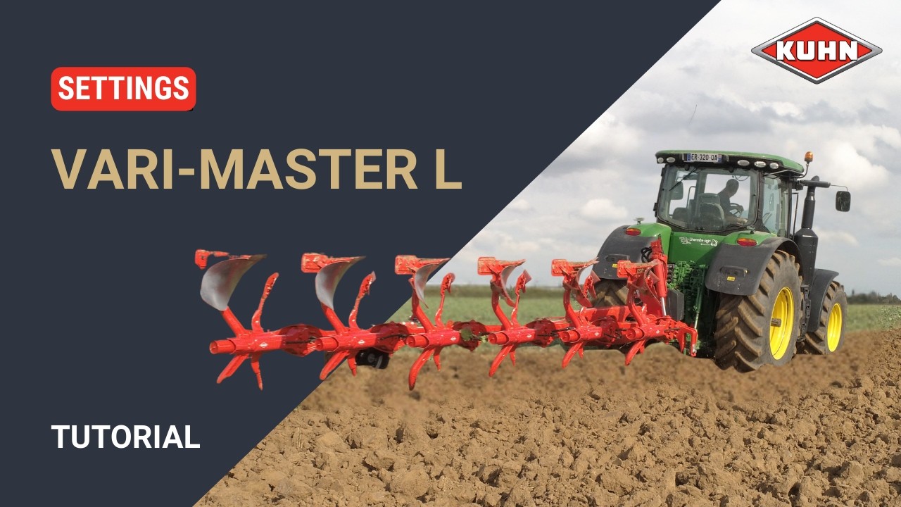 KUHN – VARI-MASTER L: The essential settings