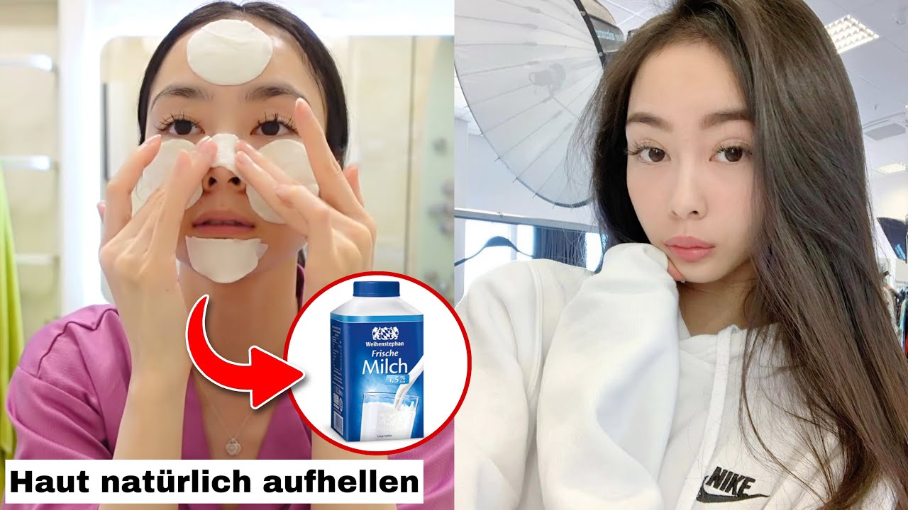 3 Hausmittel zur HAUTAUFHELLUNG | sofort helle Haut bekommen