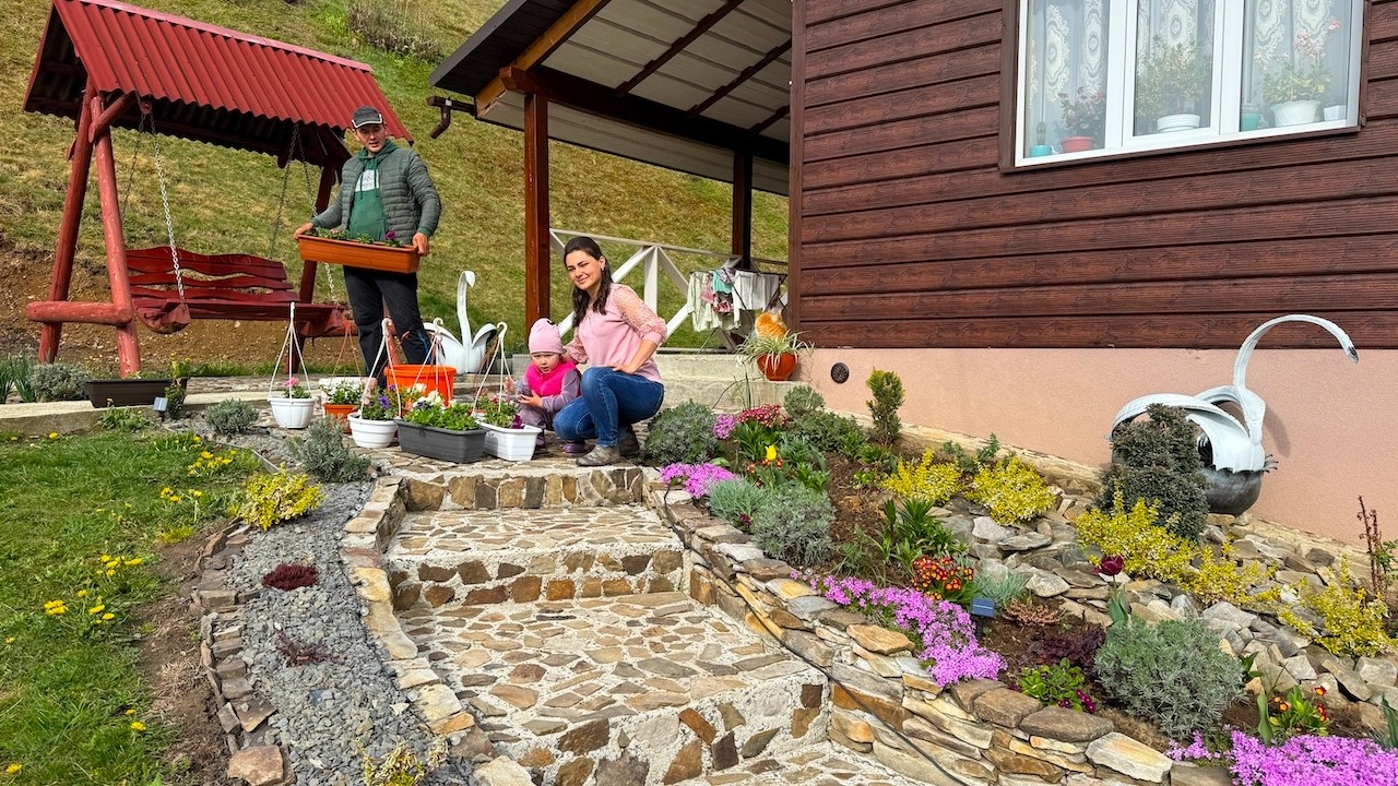 Building a Bridge by the River | Hard Work & Cozy Family Life in a Carpathian Village ❤️