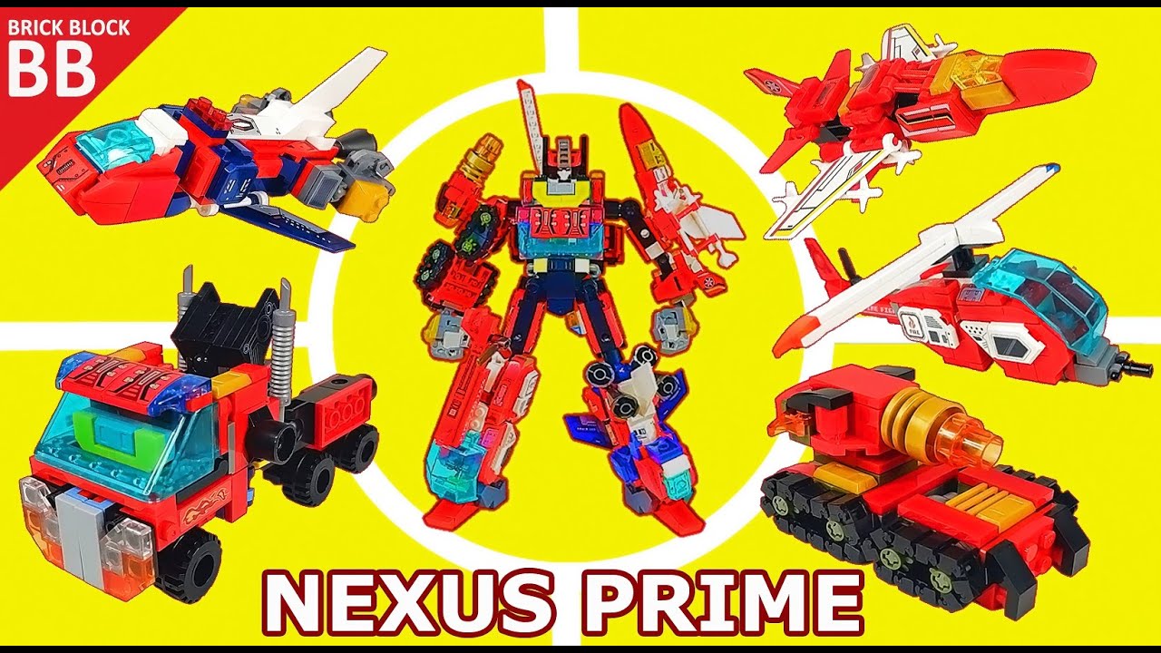 Как сделать робота : NEXUS PRIME !! ⚡️ Speed Build Lego Transformers Combiner Sembo Block Lego moc