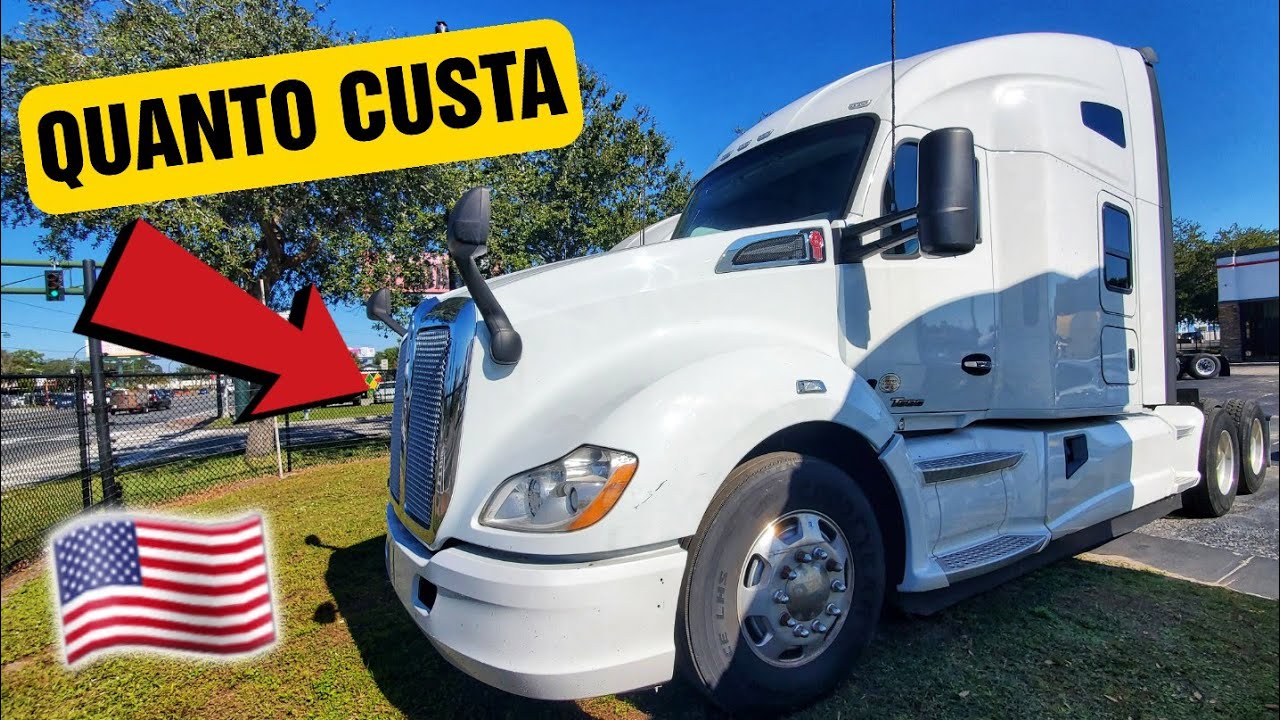 COMO É UM CAMINHÃO NOS ESTADOS UNIDOS 😱 FIQUEI ESPANTADO