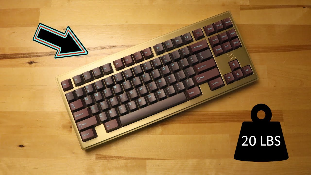 CherryB Neo87 Brass Edition Keyboard Build.