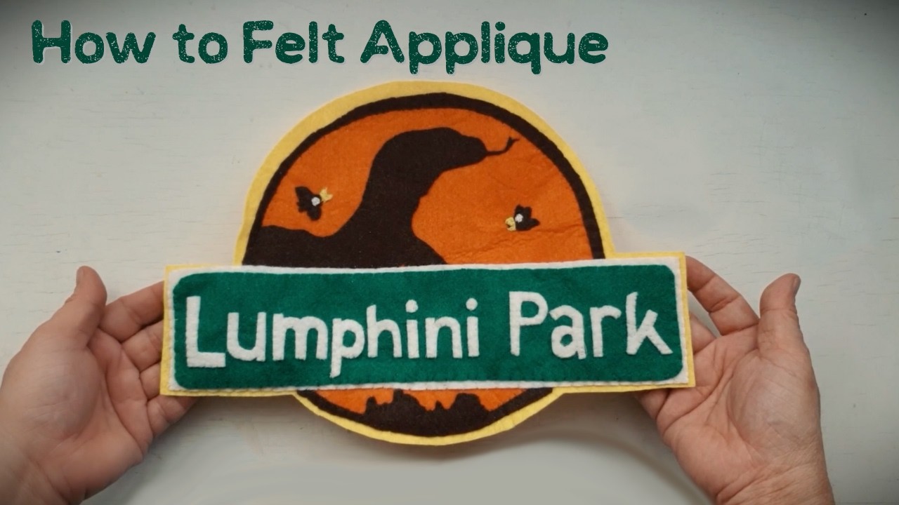 How to Felt Applique Patch Sewing Tutorial