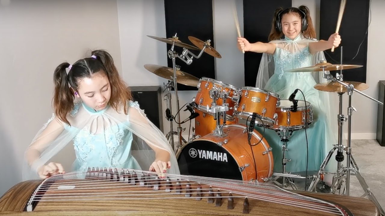 Guzheng and Drum Cover - 瑶族舞曲
