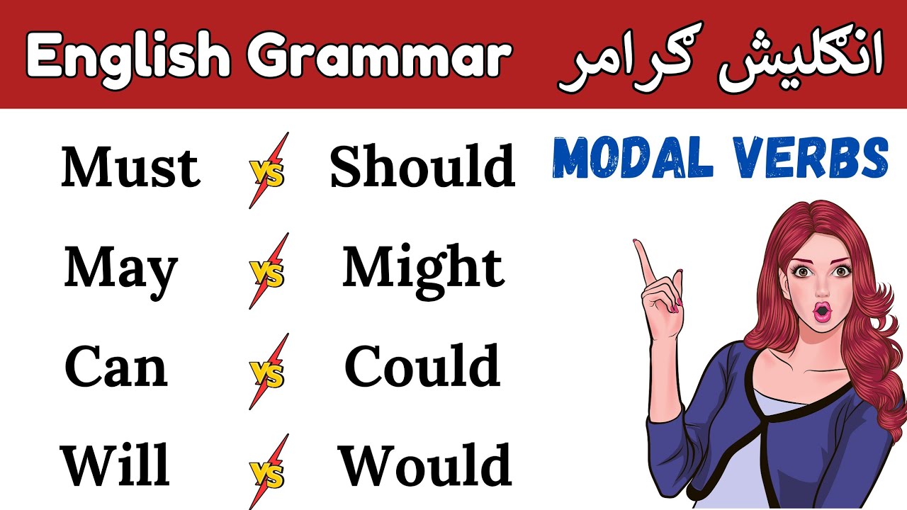 Learn Modal Verbs in Pashto - English Grammar in Pashto