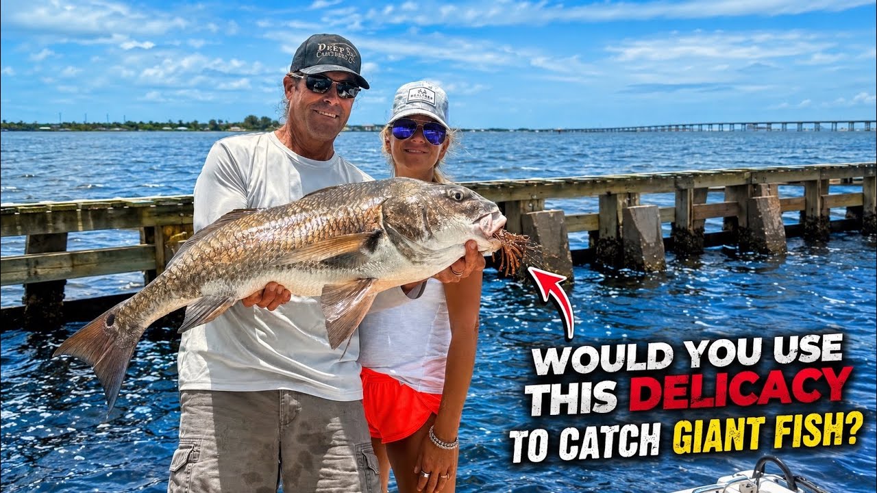 SHE CAUGHT IT with a LOBSTER! Would you Eat a Fish filled with WORMS???