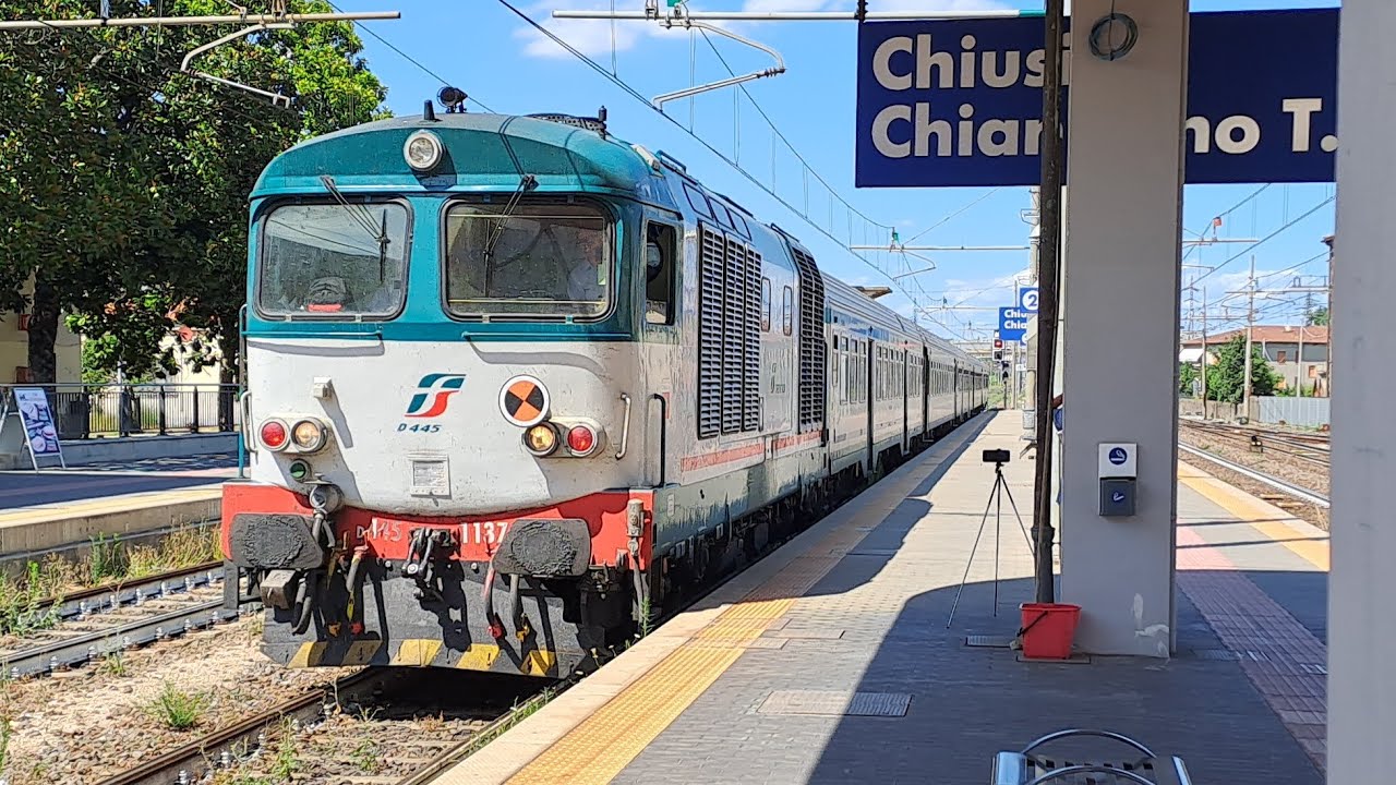 Un intenso pomeriggio di treni alla stazione di Chiusi  con @Guido Chipa & @leolotrainspotting !