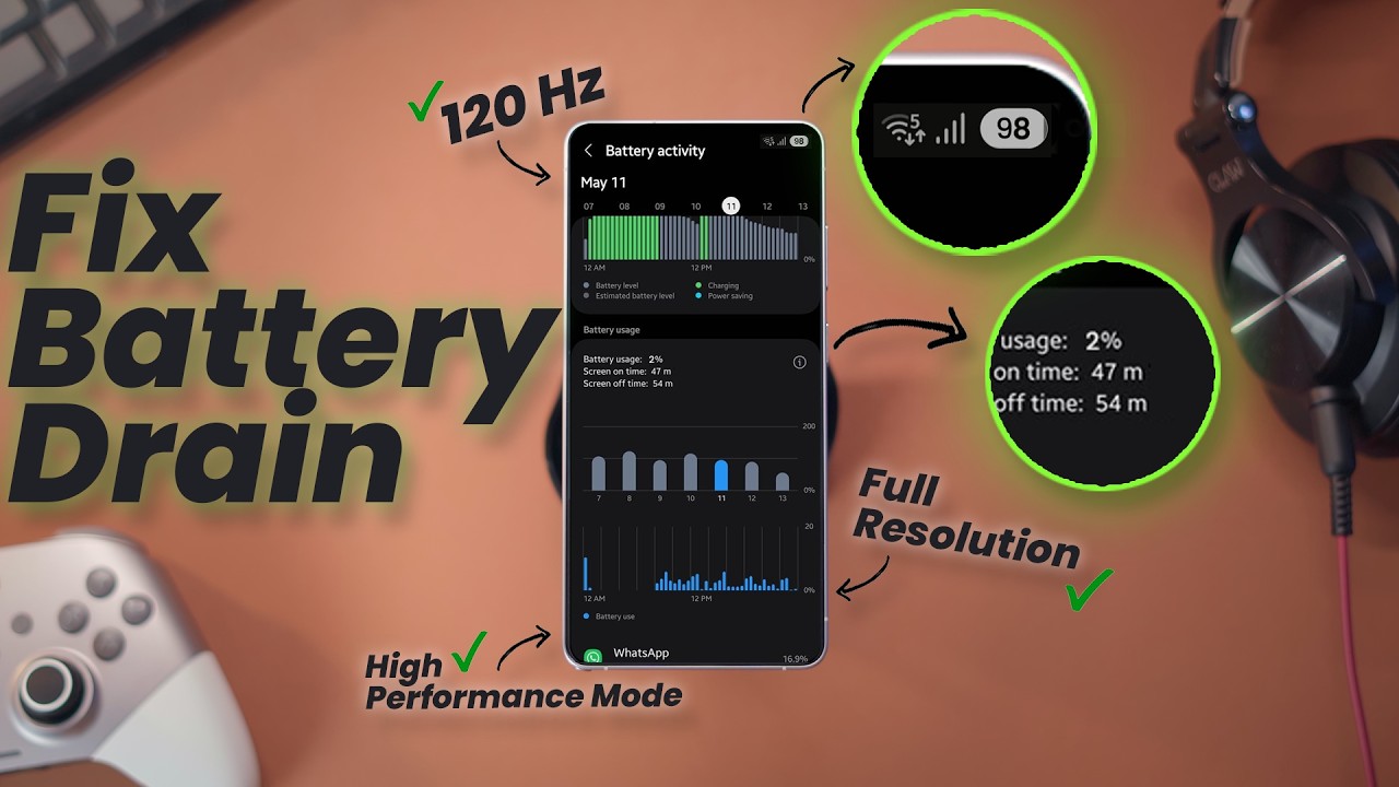Samsung Battery Drain Fix: 12 Hidden Settings That Will DOUBLE Your Battery Life!
