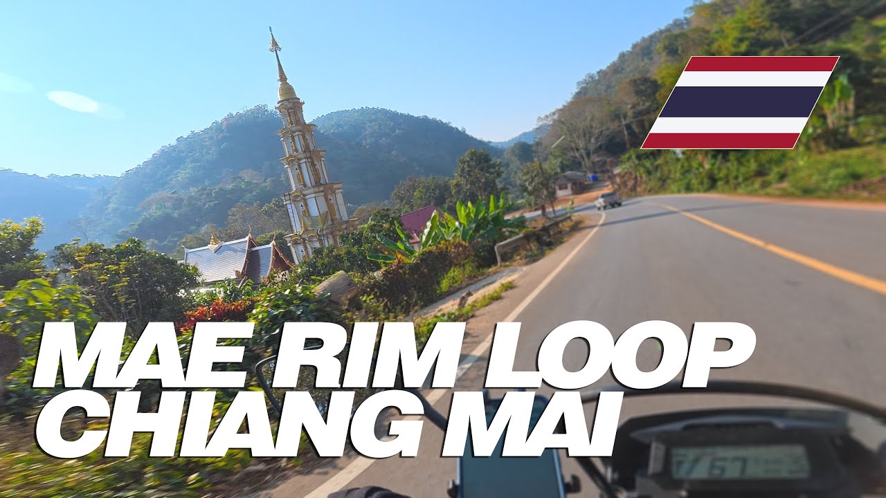1HR EPIC Mae Rim Loop: Chiang Mai's BEST Daytrip Mountain Ride 🇹🇭