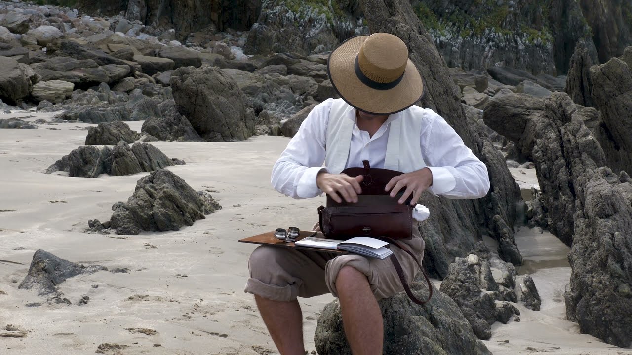 The life of a painter - Seascape plein air at Asturias. Watercolor painting by Juan Bosco (EP6)