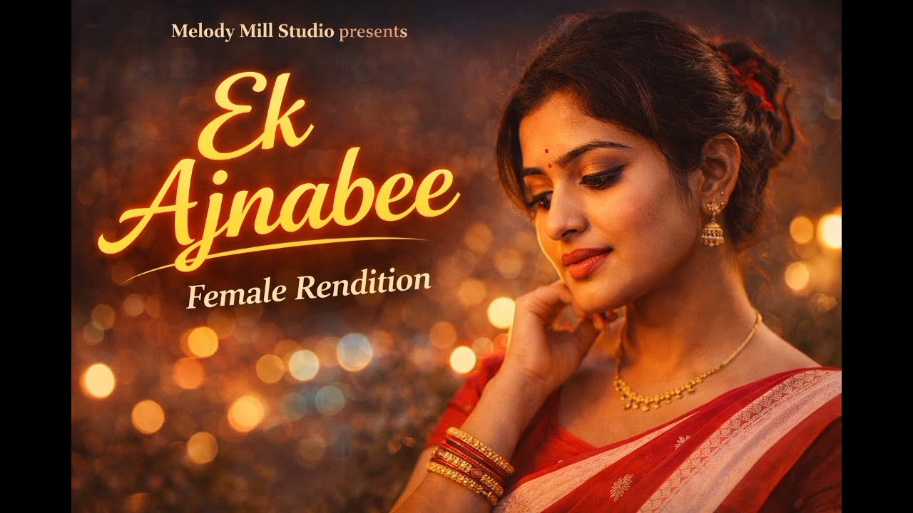 EK AJNABEE | Female Rendition | New Romantic Hindi Song | Ai  Hindi Song 2026 | Melody Mill Studio