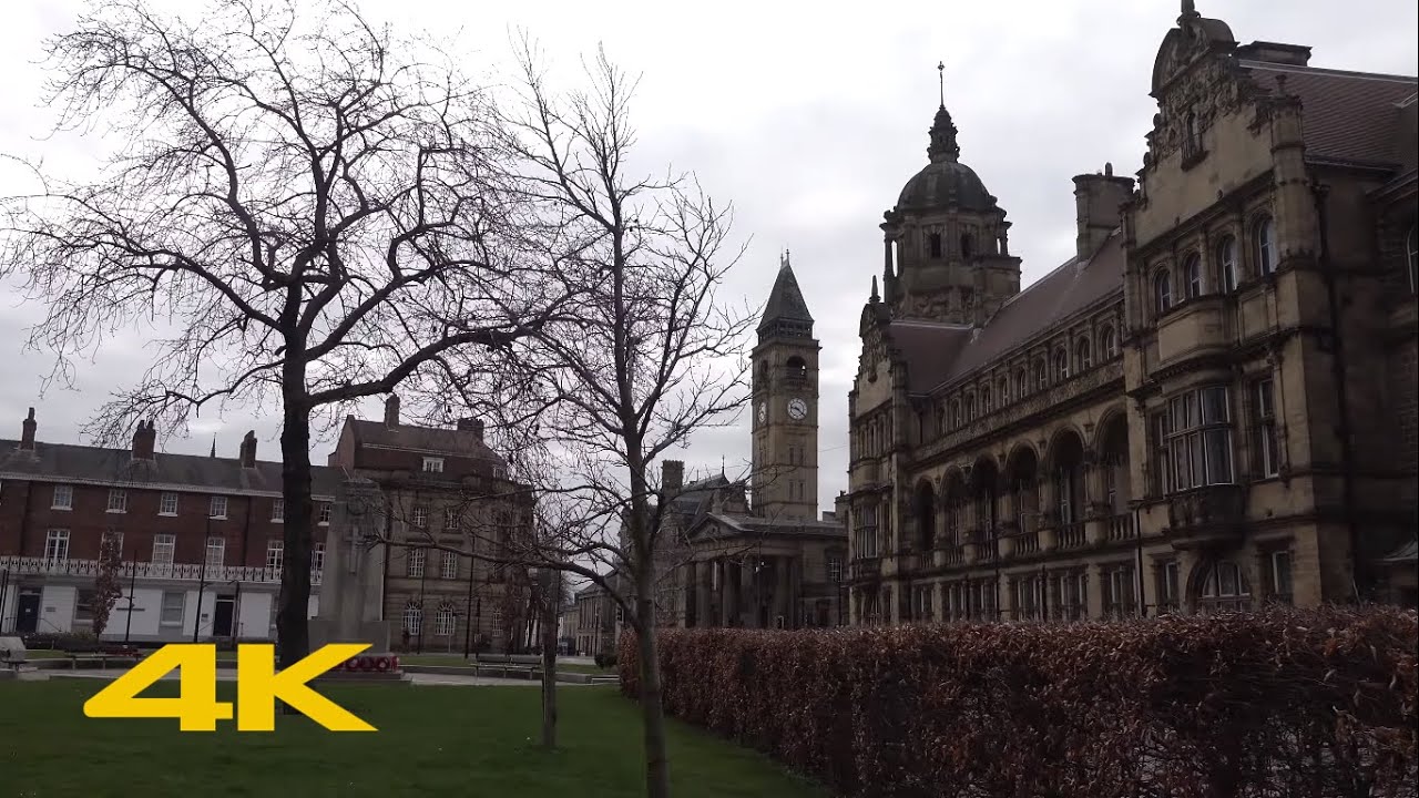Wakefield Walk: City Centre【4K】