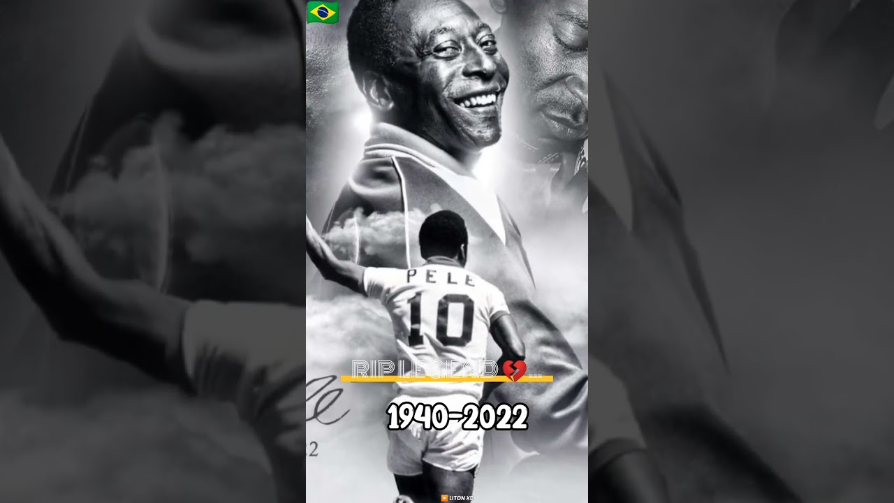 PELE (1940-2022) Death status 💔😞🇧🇷 || Pele RIP 💔 video || PELE STATUS #football #shorts #ytshorts