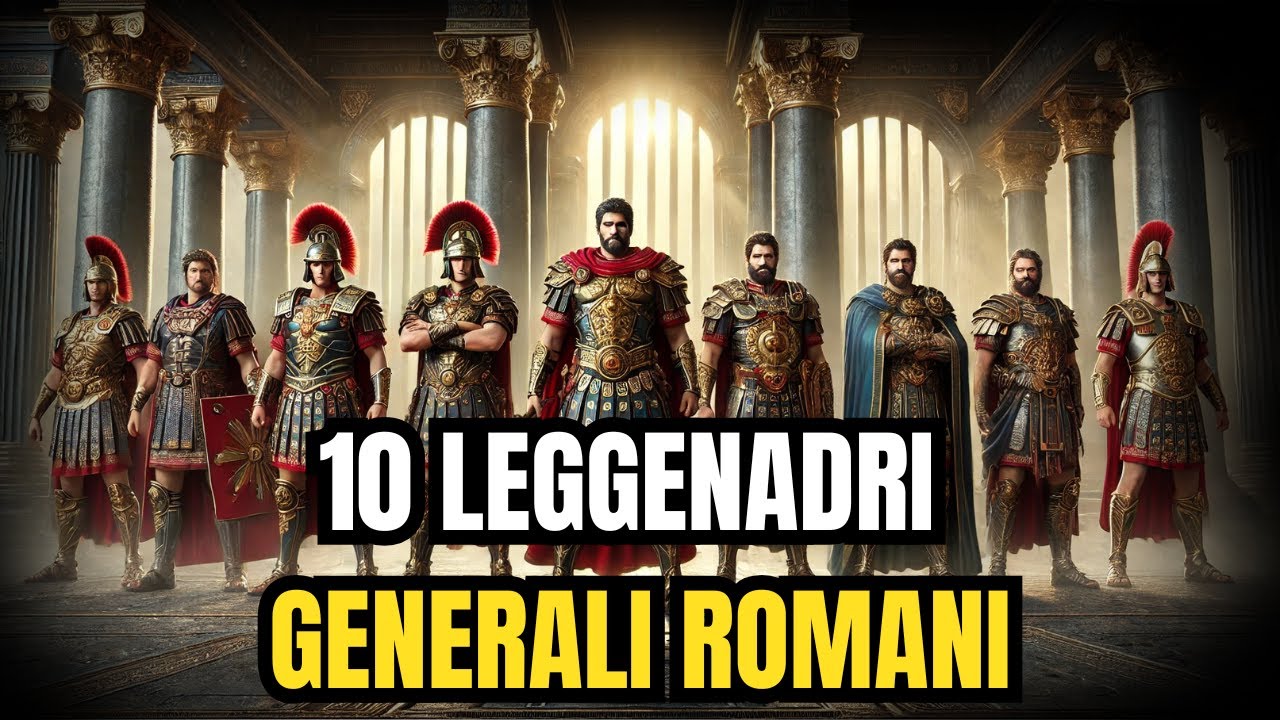 I 10 MAGGIORI GENERALI di ROMA che Furono VERI DÈI del CAMPO di BATTAGLIA!
