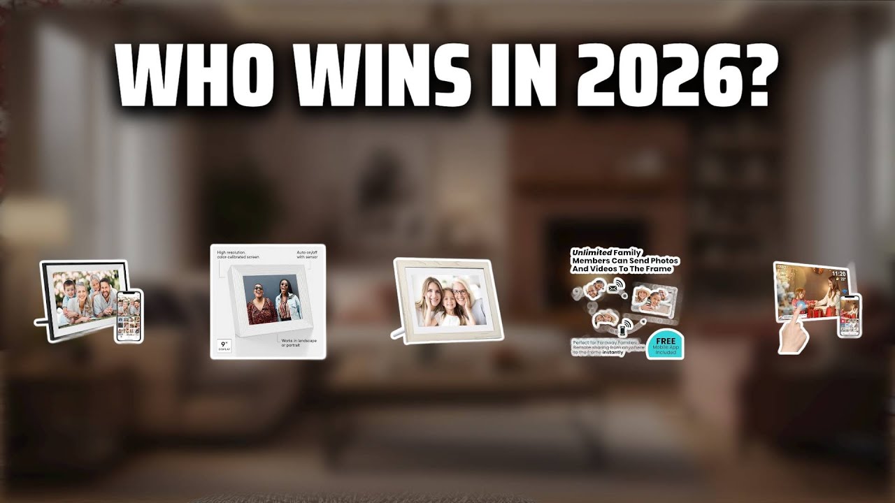 Топ-5 лучших цифровых фоторамок 2026 года — обязательно посмотрите перед покупкой!