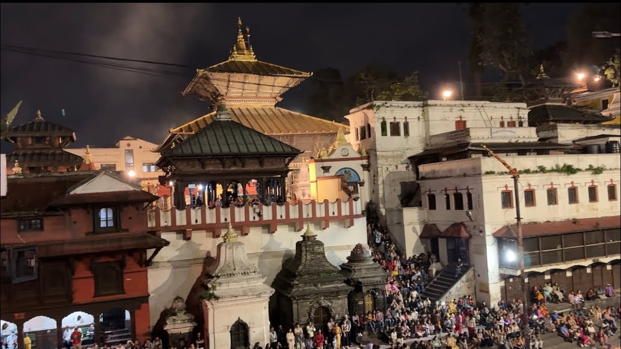 पशुपति नाथ मंदिर माँ गरीने आरती को फुल वीडियो 🔔🔔