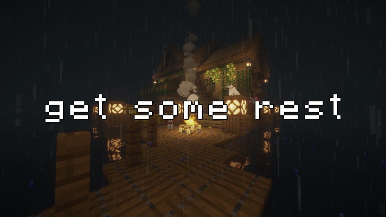 don't worry, just relax (minecraft music w/ relaxing rain)