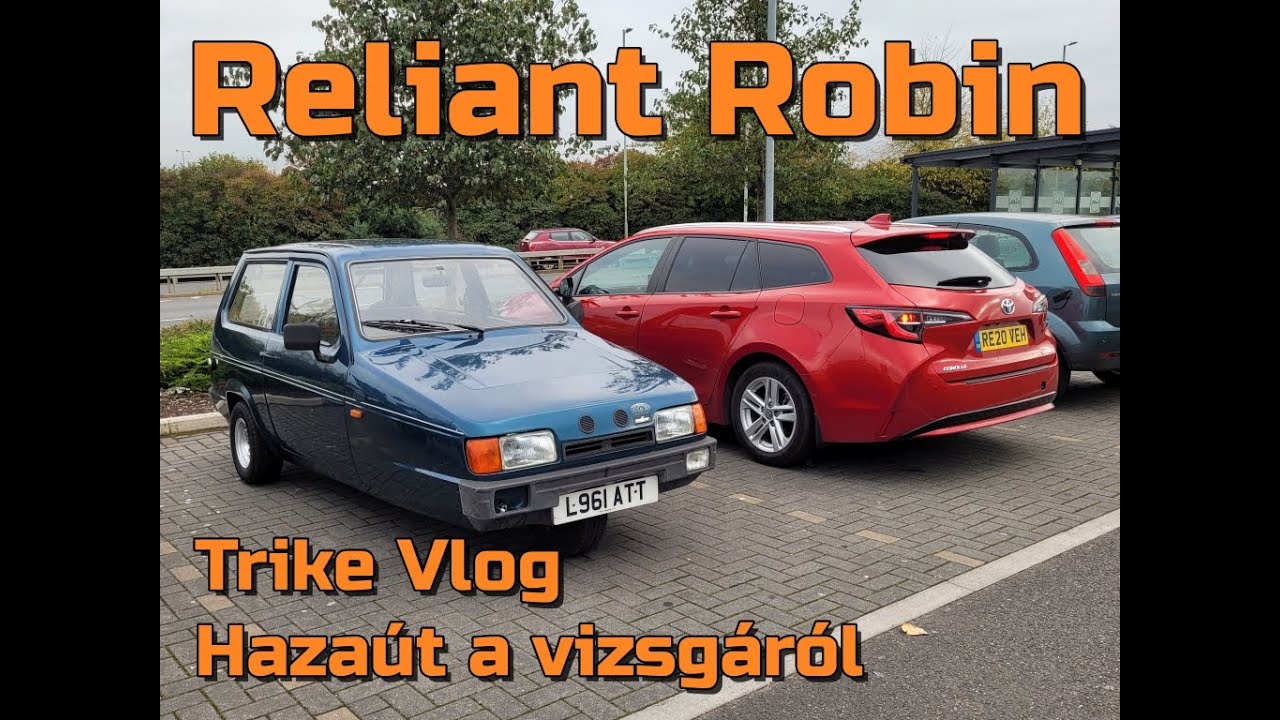 Hazaút a vizsgáról a Robinnal. Vezetés közbeni agyalás. Miért ráz a kerék mint az állat?