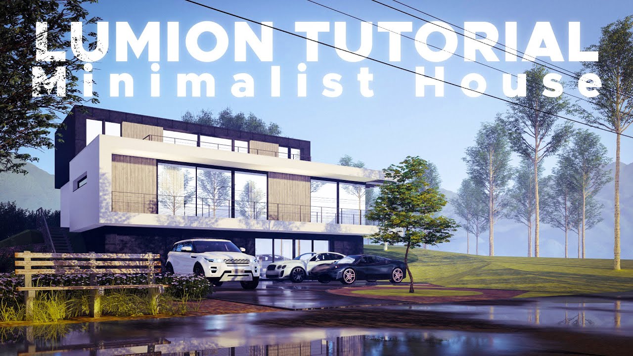 Lumion 6 Tutorial 2019 - Minimalist House