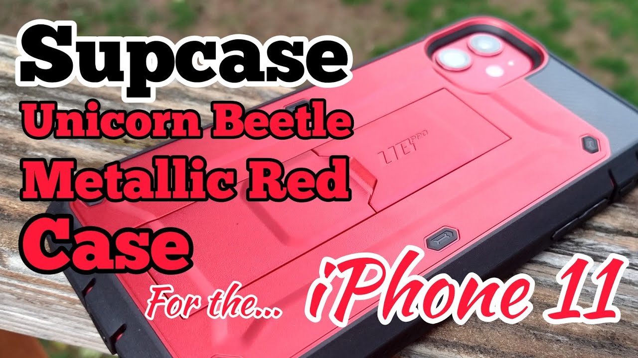 iPhone 11 Supcase Unicorn Beetle Metallic Red Case