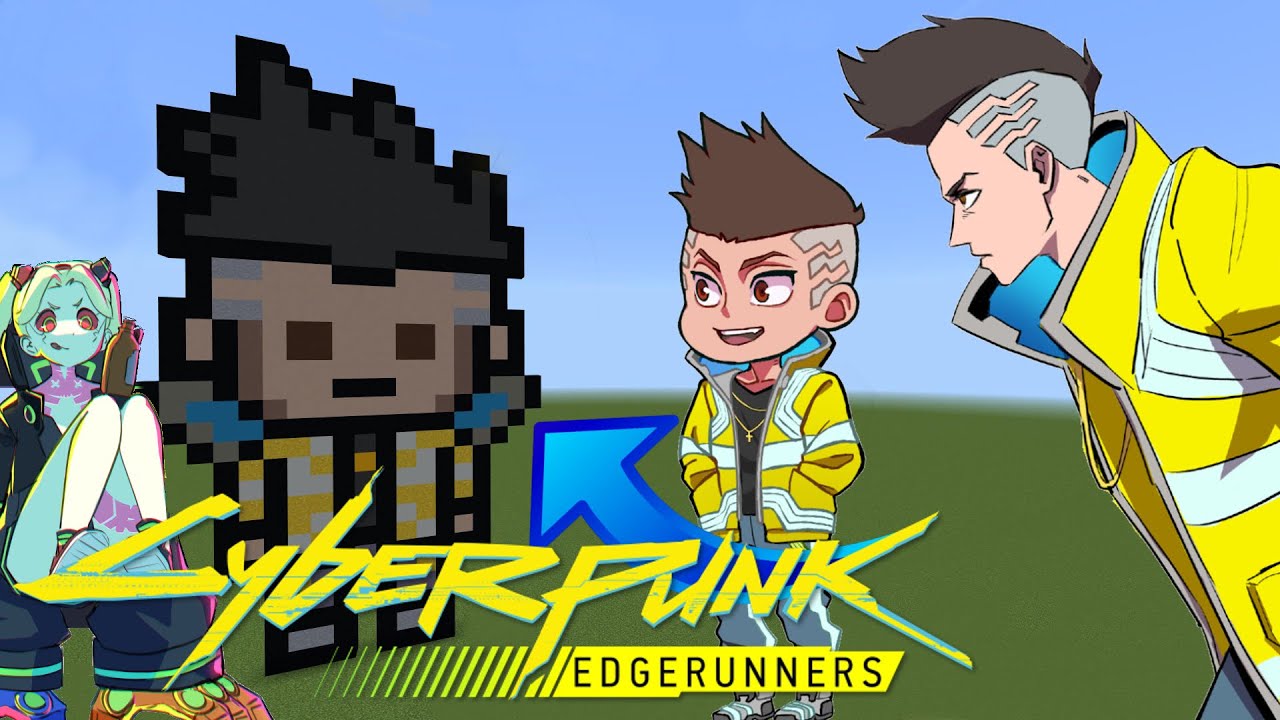 How to Build David Martinez from Cyberpunk Edgerunners in Minecraft