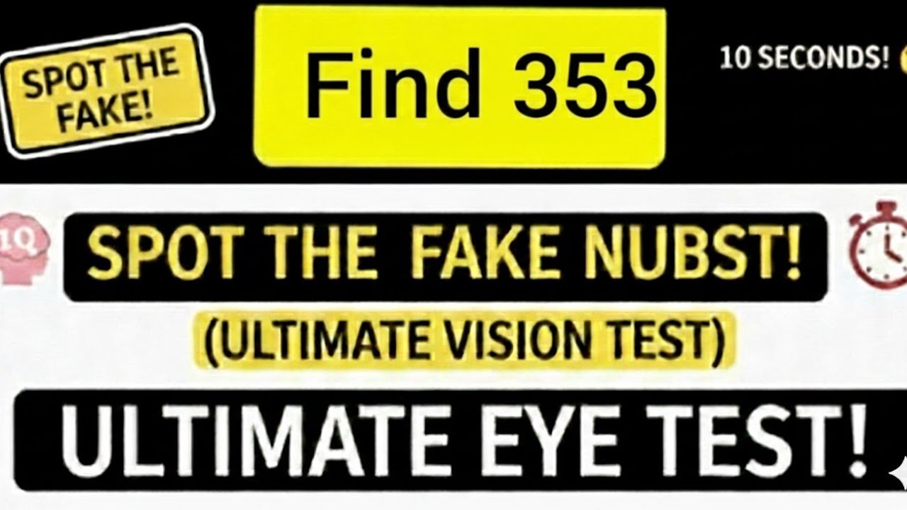 Only 1% Can Find the Odd One Out! 👁️🧩 | Ultimate Vision Test
