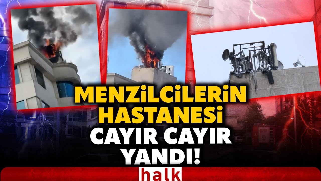 MENZİL'DE NELER OLUYOR? Silahlı kavganın ardından şimdi de cemaatin hastanesi cayır cayır yandı!