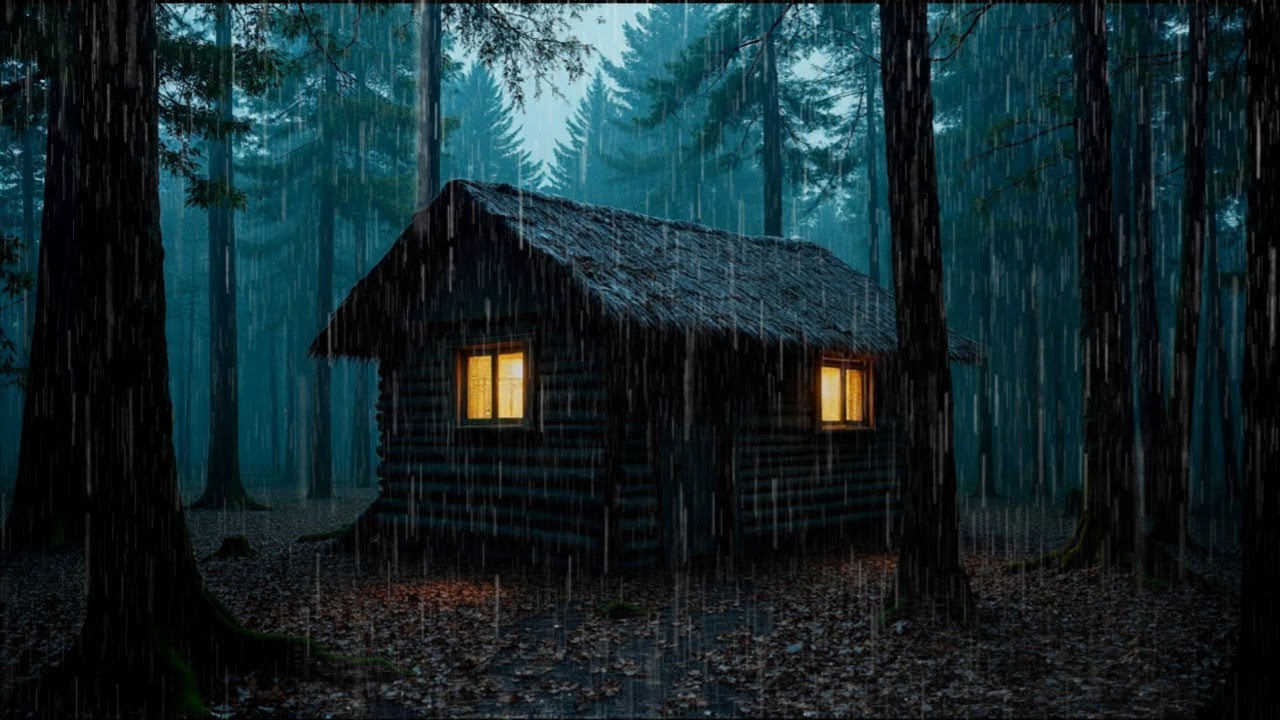 Relax and Sleep with Rain Sounds – Gentle Night Rain in a Quiet Forest