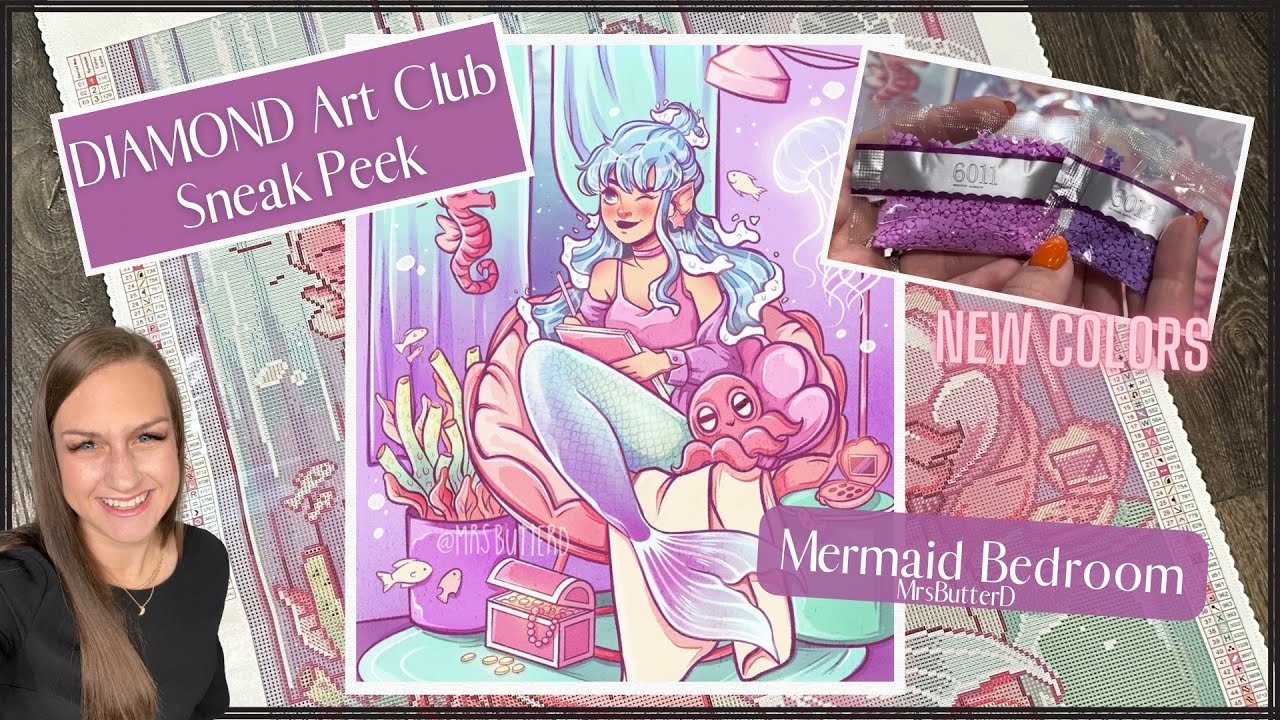 Diamond Art Club Sneak Peek “Mermaid Bedroom” by MrsButterD