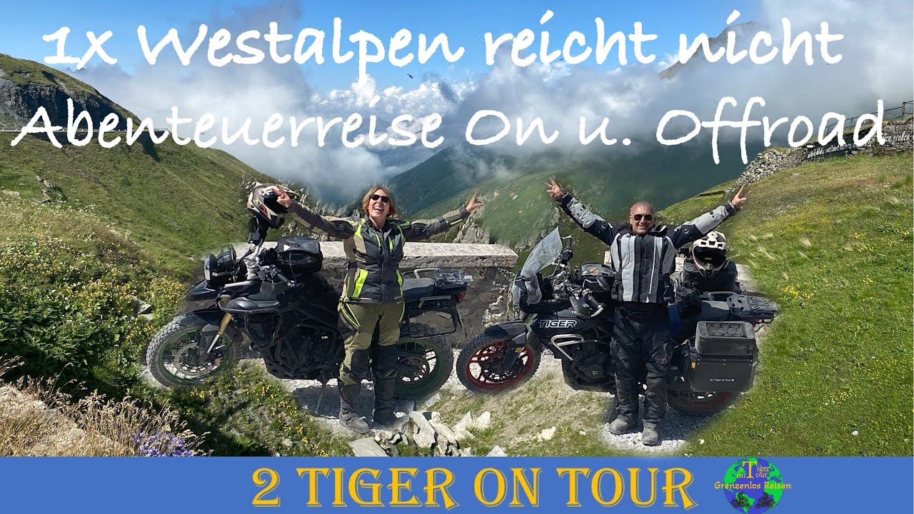 1x Westalpen mit dem Motorrad 🏍️reicht nicht! Abenteuer On u. Offroad! Der Film🎬 zur Serie😍