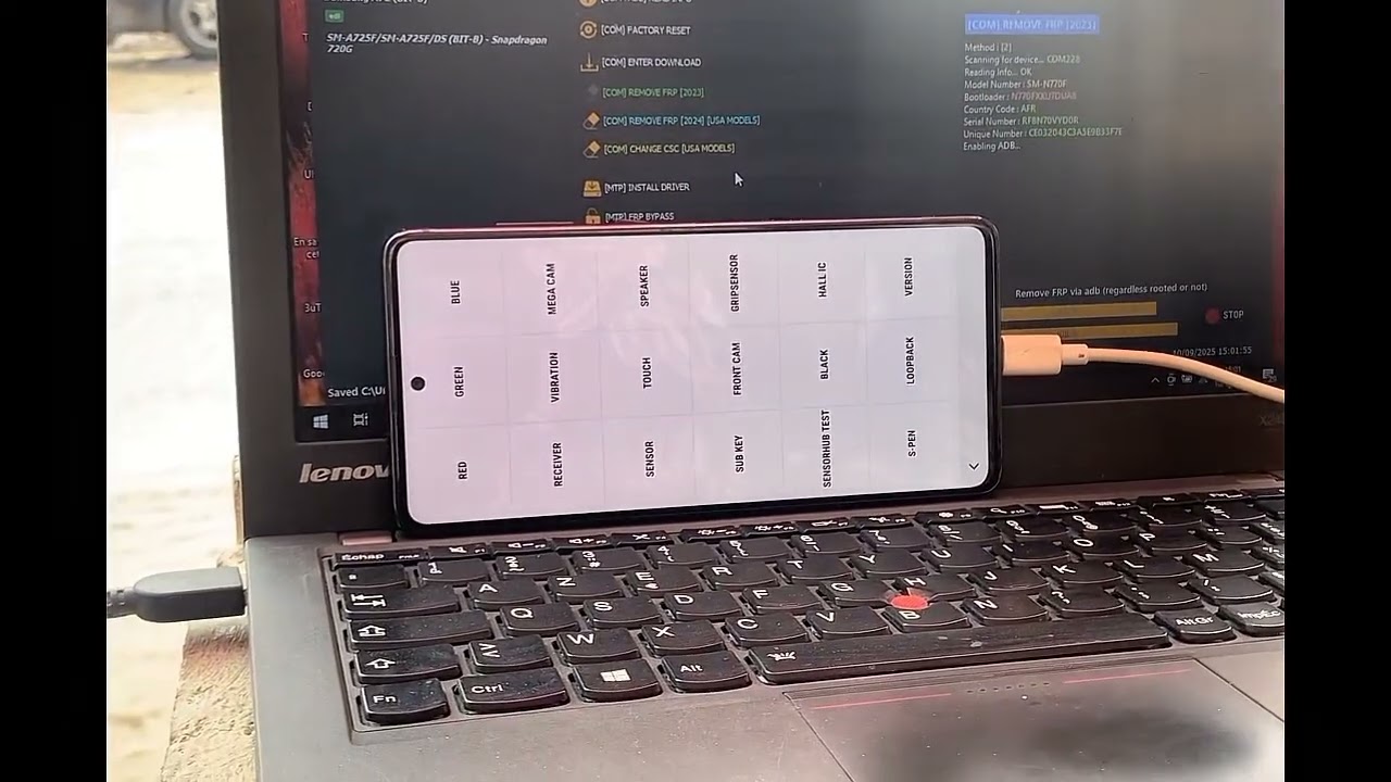 Samsung  Galaxy Note 10 Lite (SM-770F) BYPASS FRP REMOVE FRP ACCOUNT BY UNLOCK TOOL ✅ ✅ ✅ 