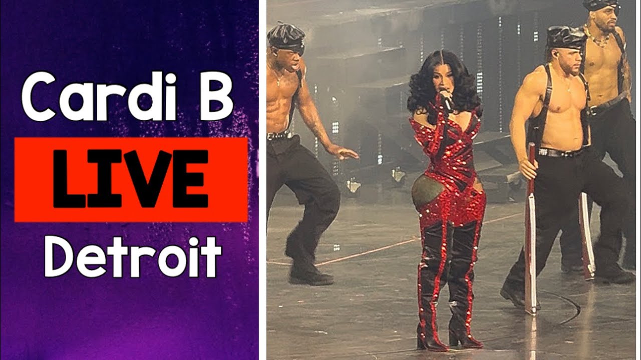 Cardi B “Little Miss Drama Tour” LIVE from Detroit 03/15/26 - VLOG