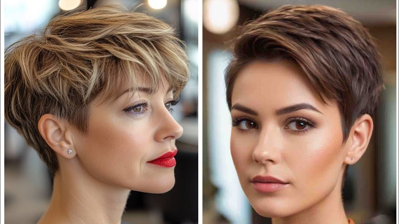 Últilmas 40 imágenes de diseño de corte de pelo corto para mujer y largo bob pixie 