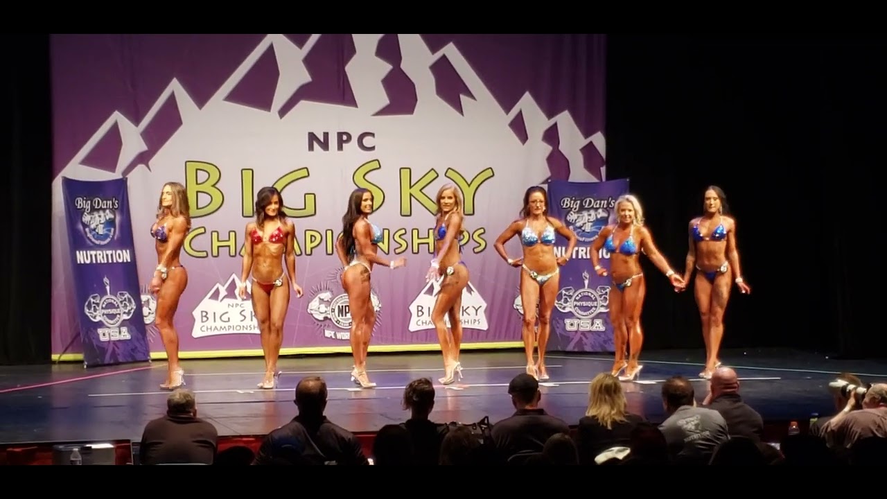 2022 NPC Big Sky Championships Bikini True Novice: Pre-Judging