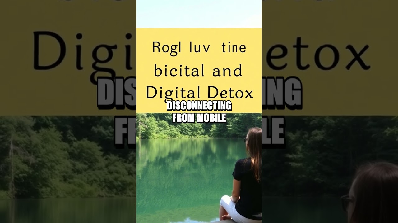 The Digital Detox Challenge for Enhanced Living