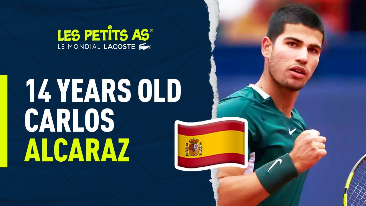 RETRO | 14 years old Carlos Alcaraz in Les Petits As 2017 ✨
