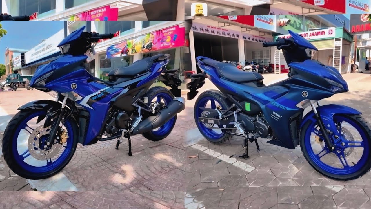 YAMAHA SNIPER 155 / EXCITER 155 GP BLUE PREVIOUS AND LATEST MODEL - ACTUAL UNITS WALKAROUND