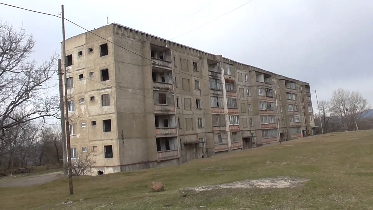 TETRITSKARO abandoned TOWN Georgia ТЕТРИ-ЦКАРО Грузия городок времен СССР