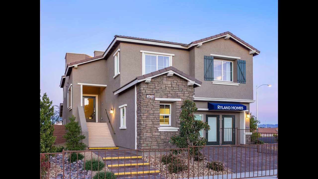Seville model Home (2823 sq ft) by CalAtlantic Homes, MyHeaven Las Vegas house tour | Rooftop deck