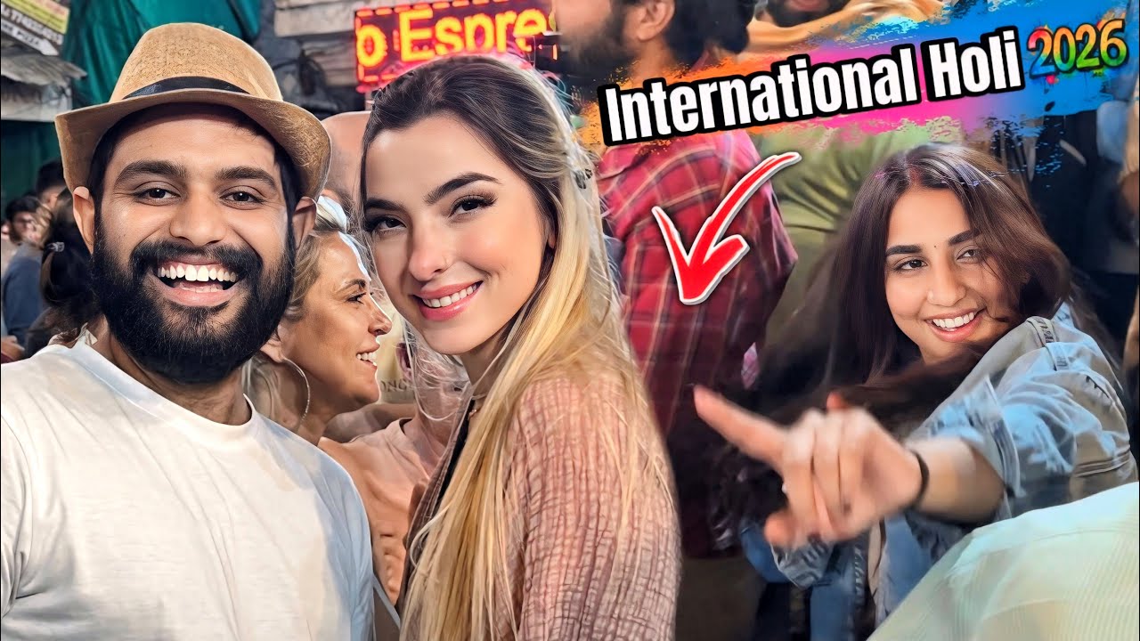 Foreigner Ke Saath Pushkar Holi 2026 Celebrate 😍 Day-4 