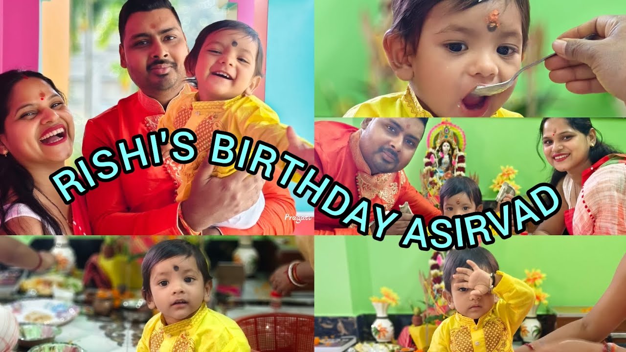 My baby boys first birthday 💐🎂 asirvad ceremony. Give blessings to him 🙏🏻. #birthday #vlog 