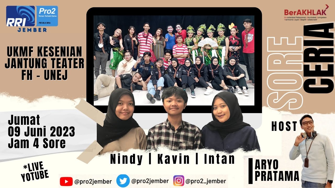 SORE CERIA | UKMF KESENIAN JANTUNG TEATER FH - UNEJ